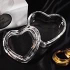 Shimmering Jewel Heart-Shaped Crystal Box